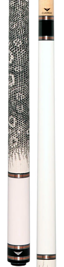 Cueroc Galaxy 2 White Colored Maple Pool Cue with Ring-Tailed Lizard Wrap - Image 5