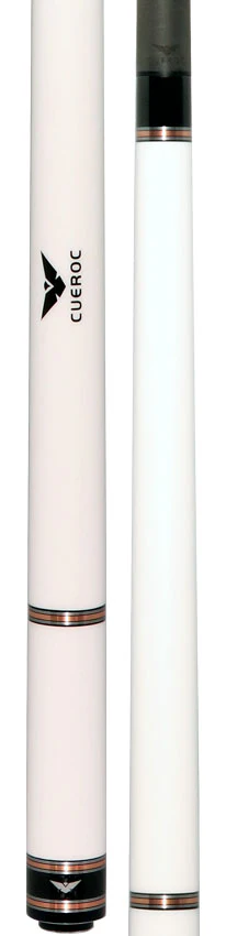 Cueroc Galaxy 2 White Colored Maple No Wrap Pool Cue with Carbon Fiber Shaft - Image 5