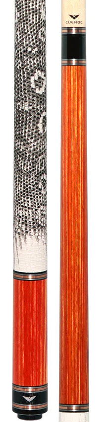 Cueroc Galaxy Dymond Tulipwood Pool Cue with Ring-Tailed Lizard Wrap - Image 5