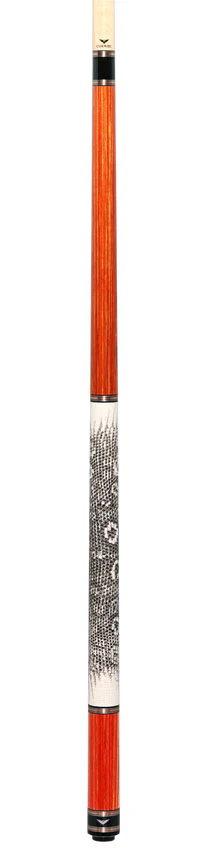 Cueroc Galaxy Dymond Tulipwood Pool Cue with Ring-Tailed Lizard Wrap - Image 6