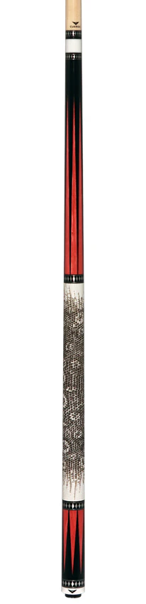 Cueroc Pterosaur 2 Ebony Dymondwood with Pink Dymondwood Points Pool Cue with Ring-Tailed Lizard Wrap - Image 6