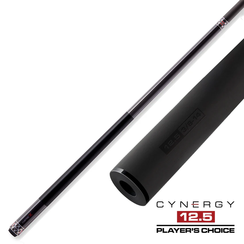 Cuetec Cynergy X Raw Black with Black Poly Wrap Pool Cue - 95-120UPW - Image 10