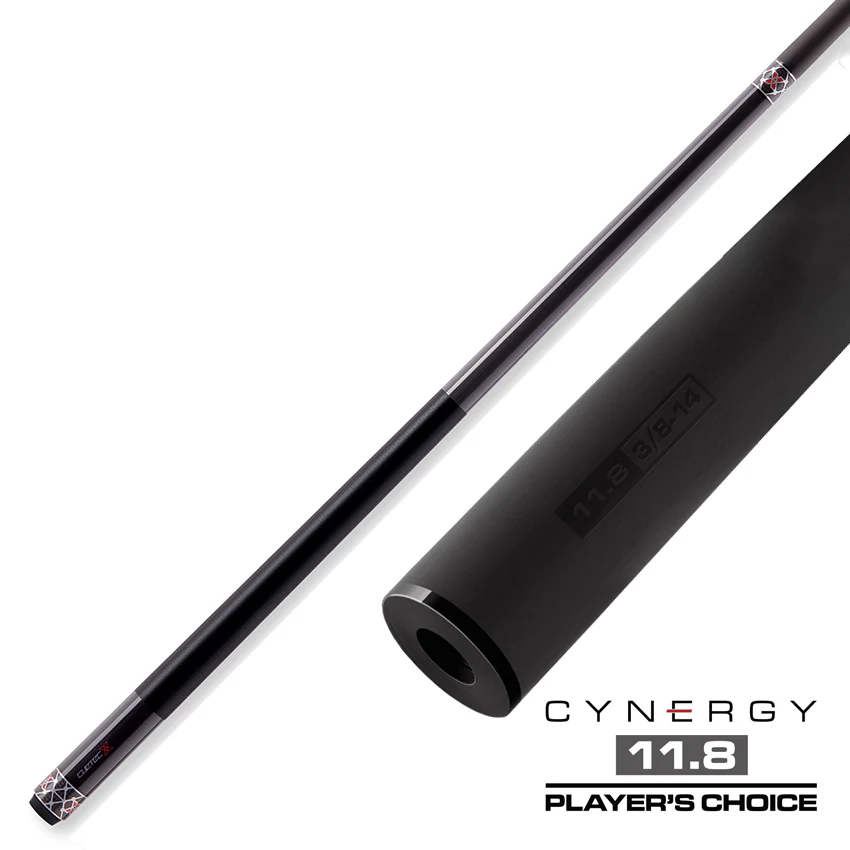 Cuetec Cynergy X Raw Black with Black Poly Wrap Pool Cue - 95-120UPW - Image 11