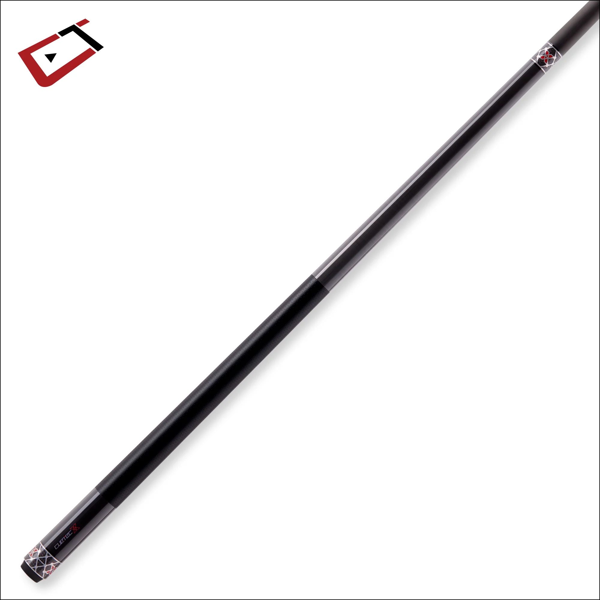 Cuetec Cynergy X Raw Black with Black Poly Wrap Pool Cue - 95-120UPW - Image 3