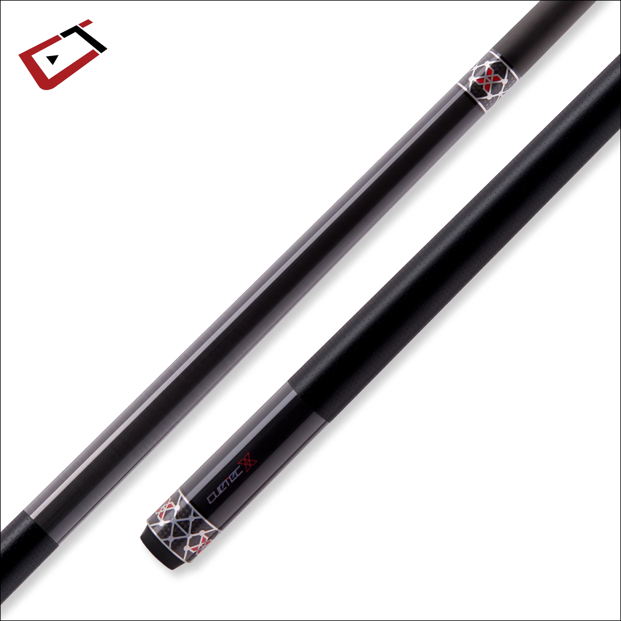 Cuetec Cynergy X Raw Black with Black Poly Wrap Pool Cue - 95-120UPW - Image 8