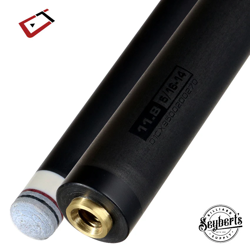 Cuetec Cynergy 5/16 x 14 Thick Collar Carbon Shaft - 11.8mm