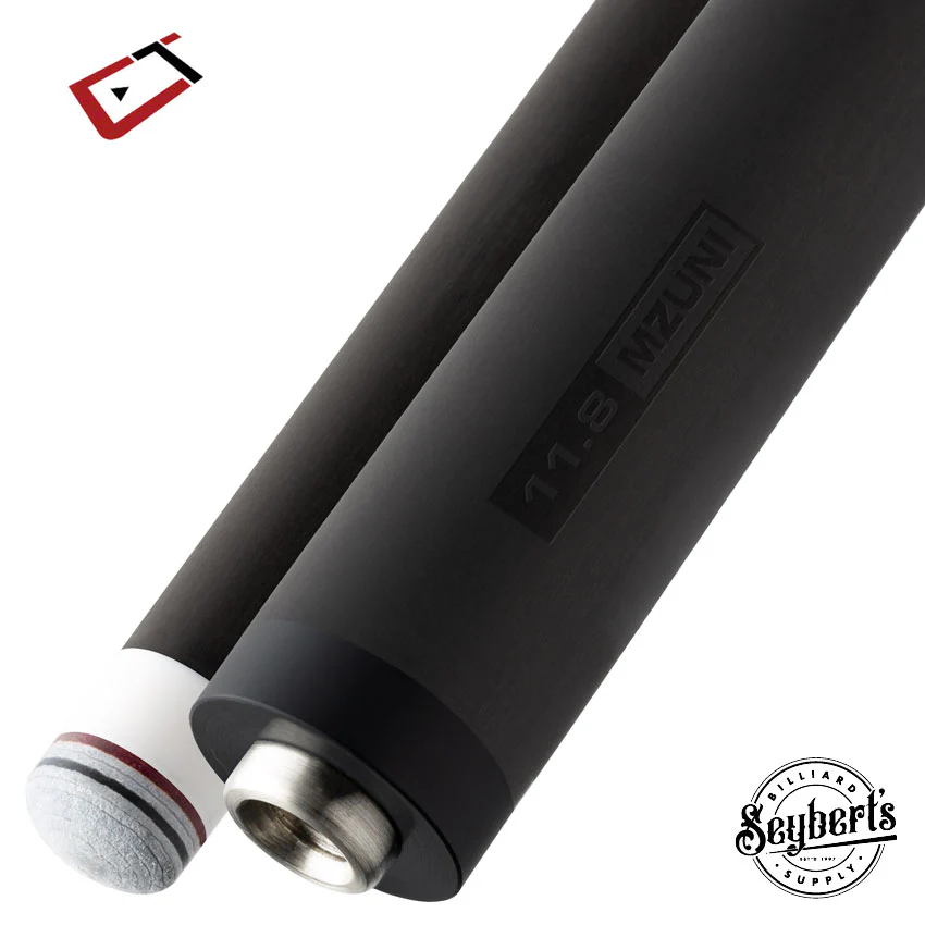 Cuetec Cynergy Mezz United Joint Thick Black Collar Carbon Shaft-11.8mm