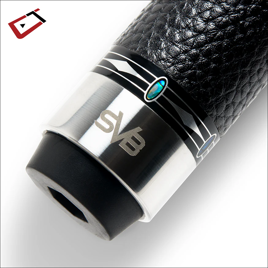Cuetec Cynergy SVB Gen II Black Play Cue with Leather Wrap - Image 6