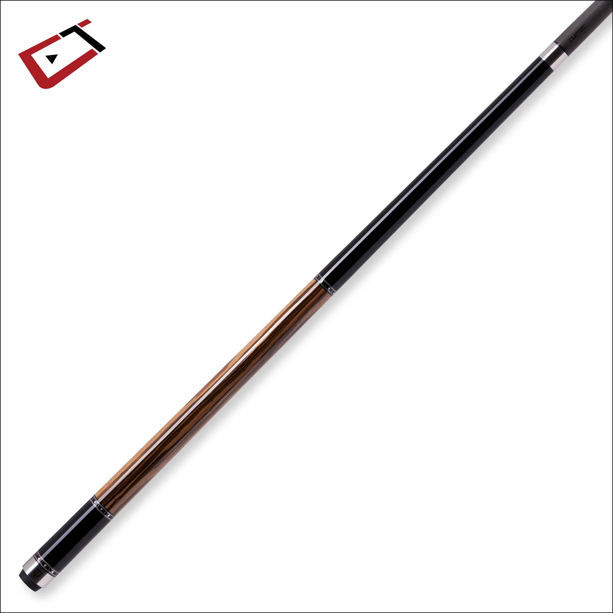 Cuetec Cynergy Truewood Ebony II Leather Wrap Pool Cue - 95-104LTW - Image 5