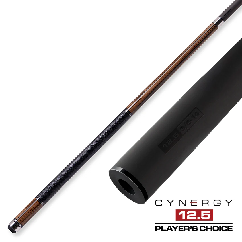 Cuetec Cynergy Truewood Ebony II Leather Wrap Pool Cue - 95-104LTW - Image 7