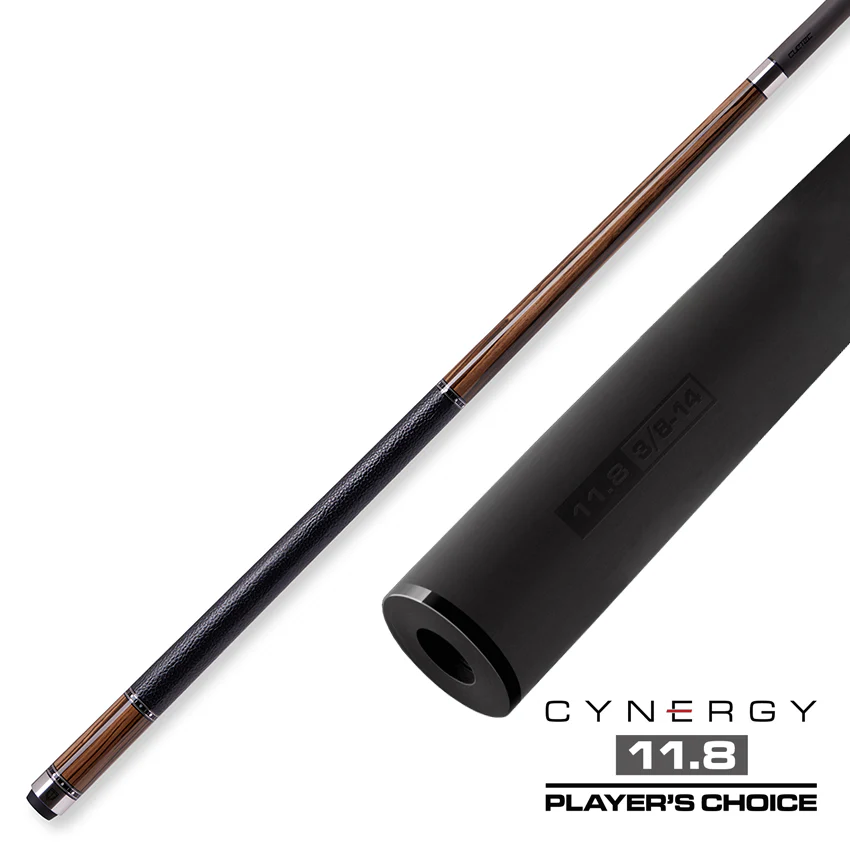 Cuetec Cynergy Truewood Ebony II Leather Wrap Pool Cue - 95-104LTW - Image 8