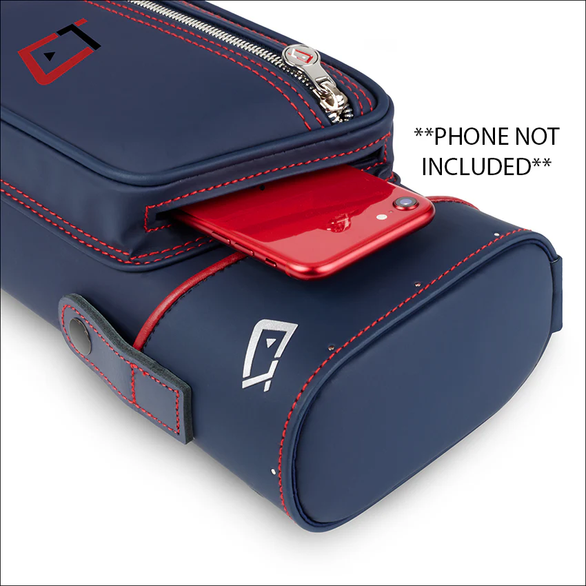 Cuetec Pro Line Navy 3x5 Hard Professional Pool Cue Case - 95-757N - Image 5