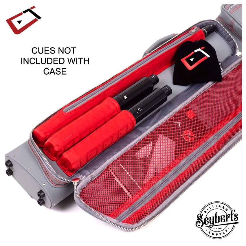 Cuetec Pro Line Speed Gray 2x4 Hard Professional Pool Cue Case - 95-752 - Image 4