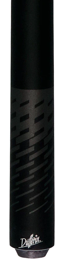 Dufferin Black and Gray Shadow Weave Wrapless Play Cue - Image 2