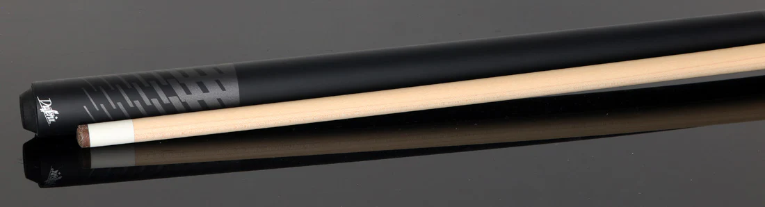 Dufferin Black and Gray Shadow Weave Wrapless Play Cue - Image 5
