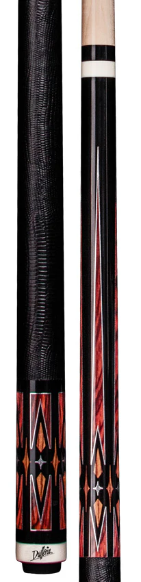 Dufferin Black and Cocobolo Play Cue with Embossed Leather Wrap - Image 3