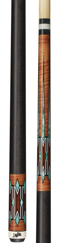 Dufferin Curly Maple and Green Malachite Play Cue - D-SE20 - Image 3