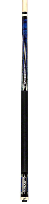 Dufferin 6 point Blue/Grey Graphic Pool Cue - D543 - Image 6