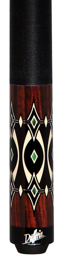 Dufferin 10 Point Black / Cocobolo Graphic Pool Cue - D544 - Image 2