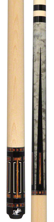 Dufferin Grey Stain 6 point Bocote Graphic Pool Cue - D545 - Image 5