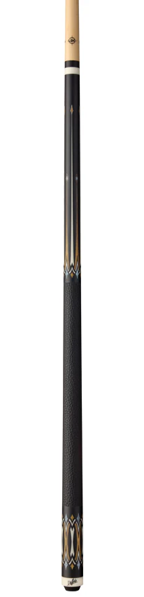 Dufferin Midnight Bocote Cross Pool Cue with Embossed Leather Wrap - Image 4