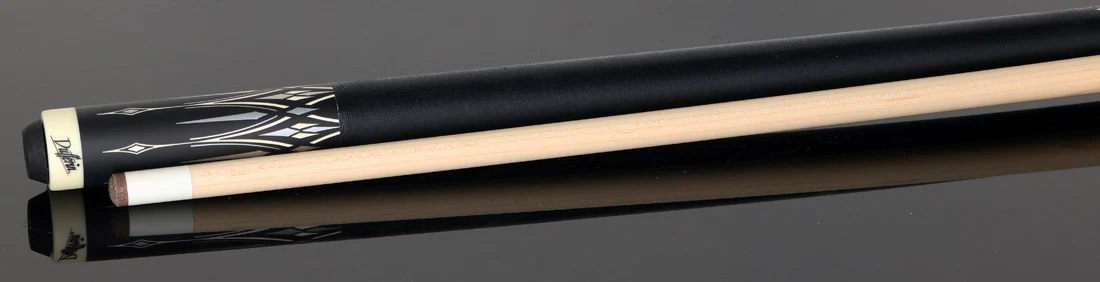 Dufferin Onyx Silver Play Cue with Linen Wrap - Image 3