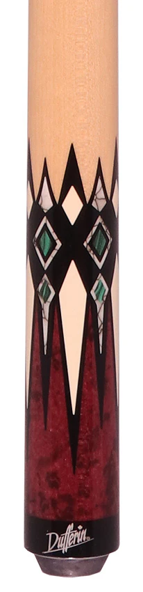 Dufferin Purple and Malachite Magic Wrapless Play Cue - Image 2