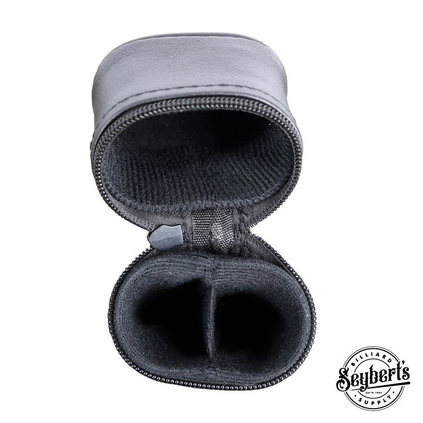 Economy Oval Black 1x1 Hard Pool Cue Case - CS11HR-BK - Image 3
