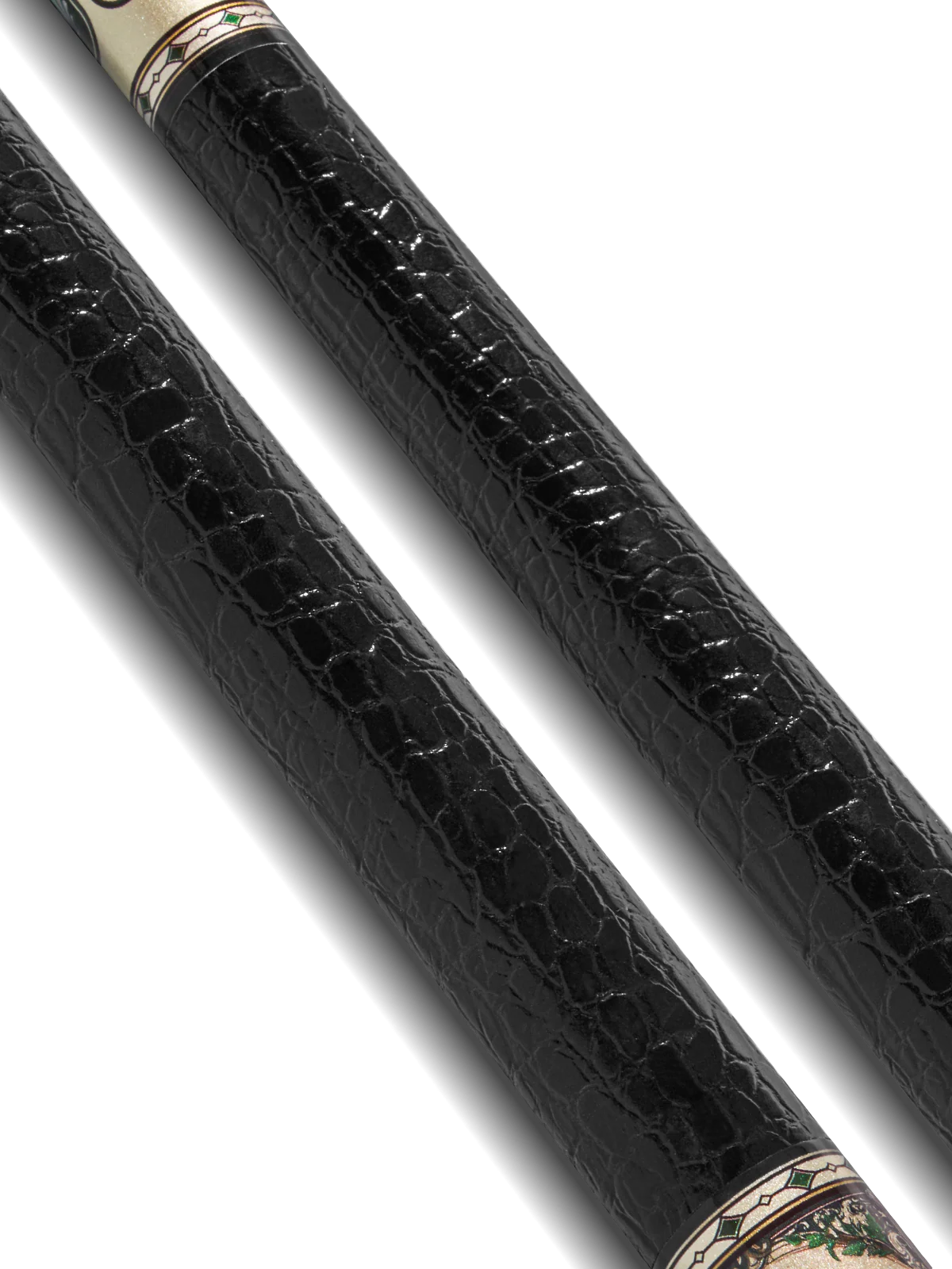 EVO Beast Emerald Cobra Leather Wrap Pool Cue - Image 5