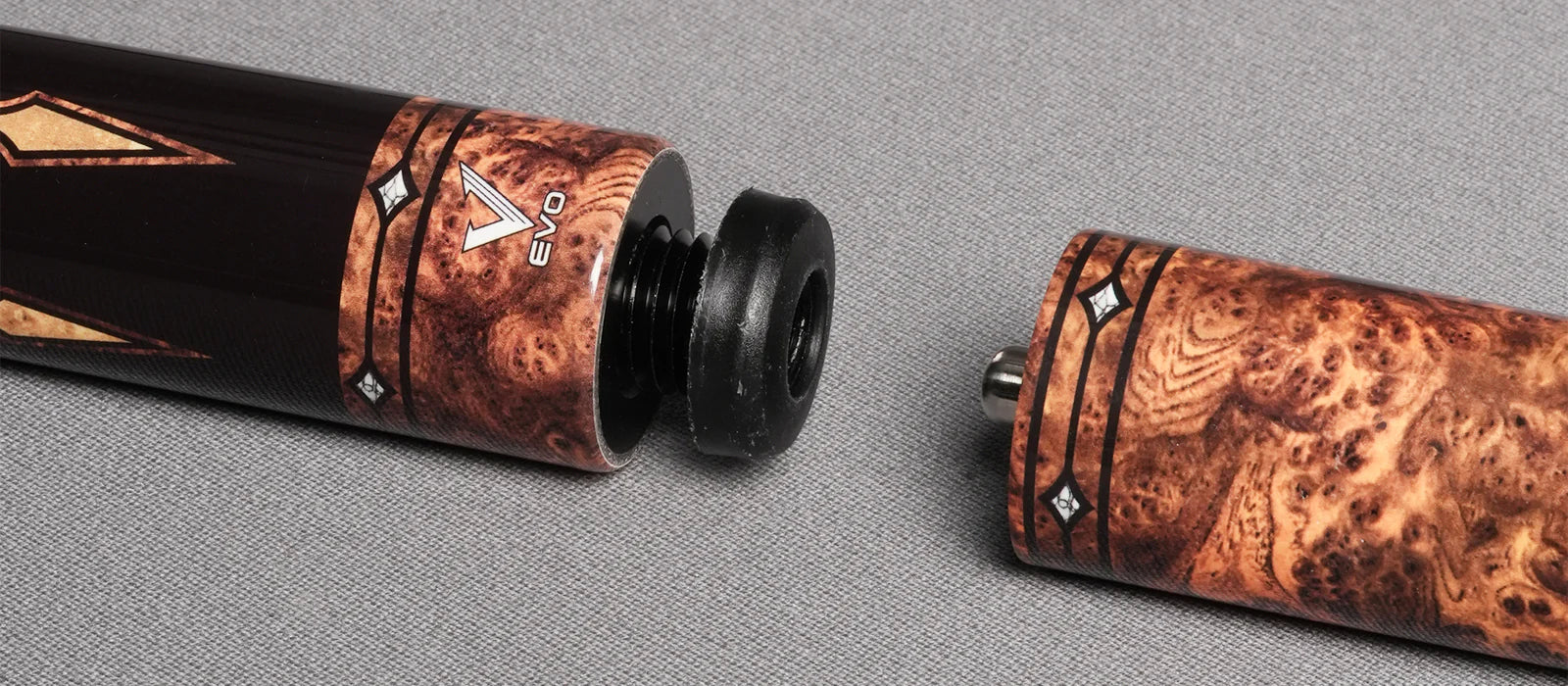 EVO Crown Monarch Blade Leather Wrap Pool Cue Maxbing Edition - Image 7