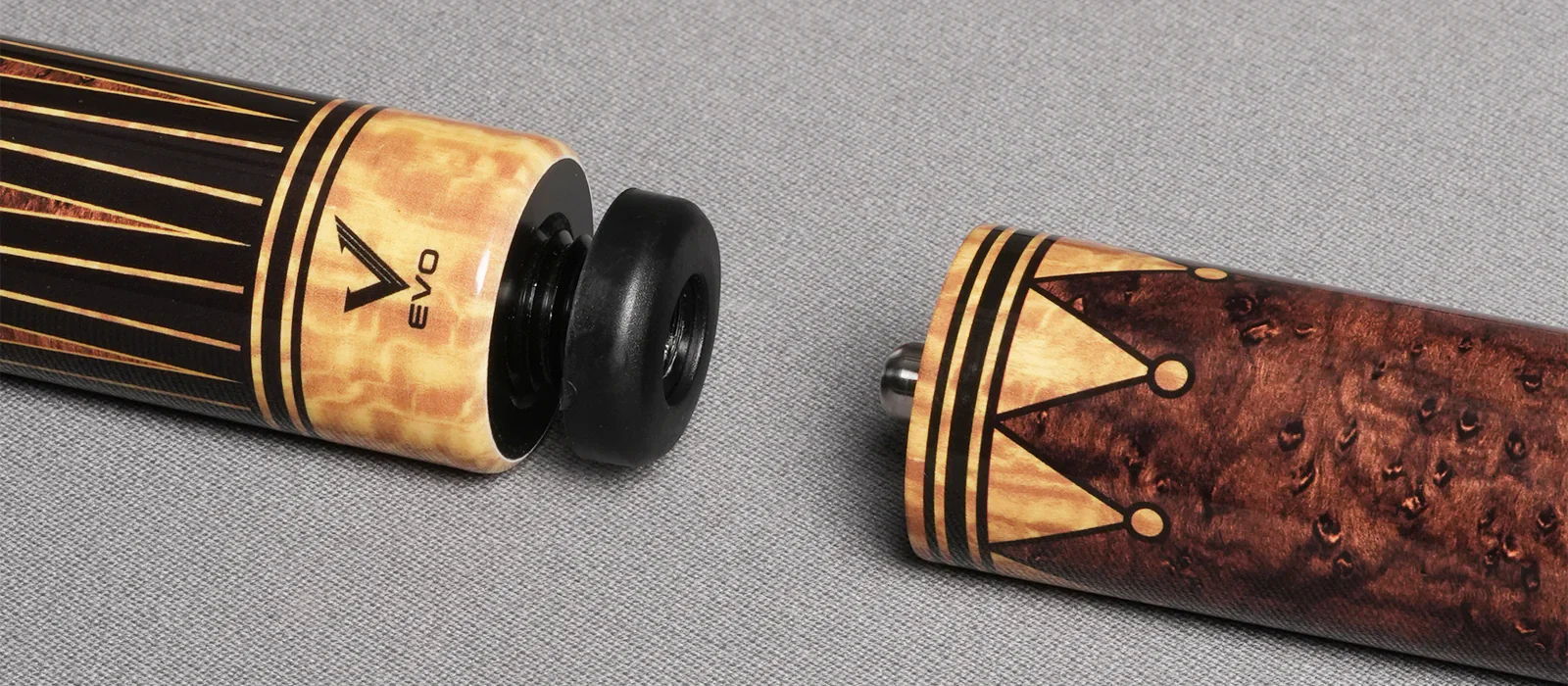 EVO Crystal Umber Crest No Wrap Pool Cue Maxbing Edition - Image 7