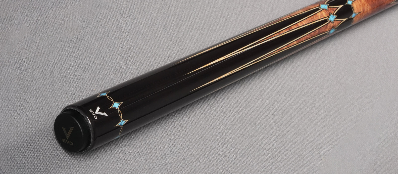 EVO Crystal Ember Vein No Wrap Pool Cue Maxbing Edition - Image 4