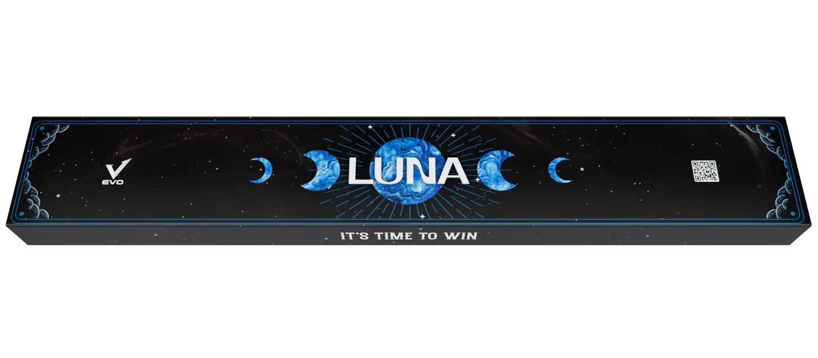 EVO Luna Sapphire Gate Leather Wrap Pool Cue Maxbing Edition - Image 2
