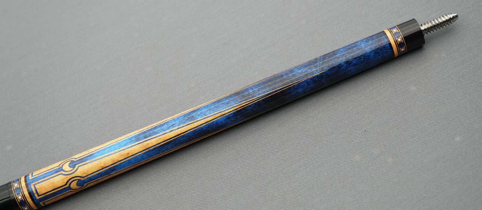 EVO Luna Sapphire Gate Leather Wrap Pool Cue Maxbing Edition - Image 5