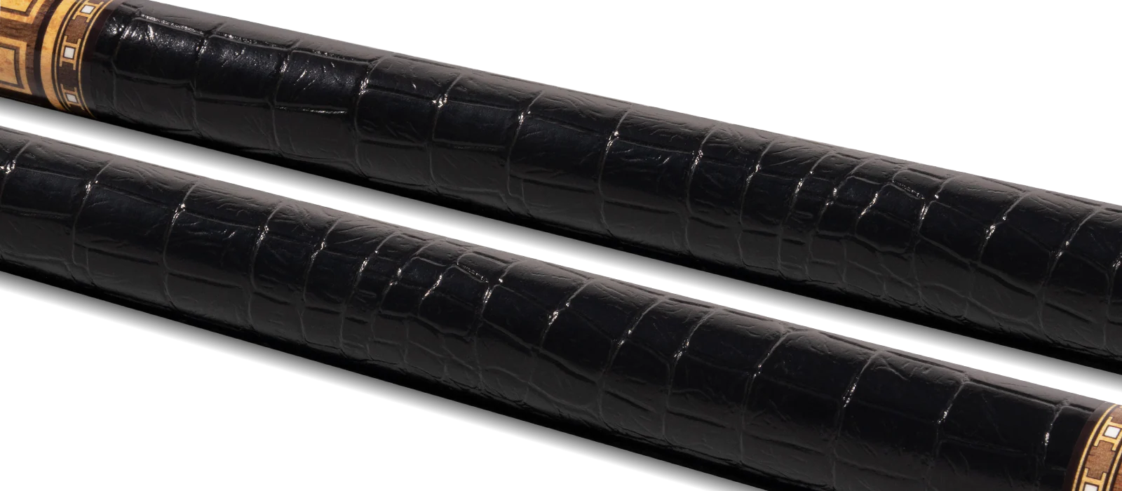 EVO Luna Golden Crest Leather Wrap Pool Cue - Image 3