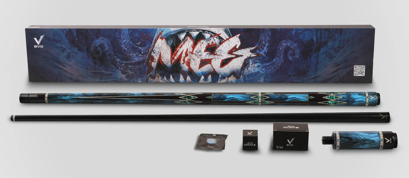 EVO MEG Abyss Blade No Wrap Pool Cue Maxbing Edition - Image 2