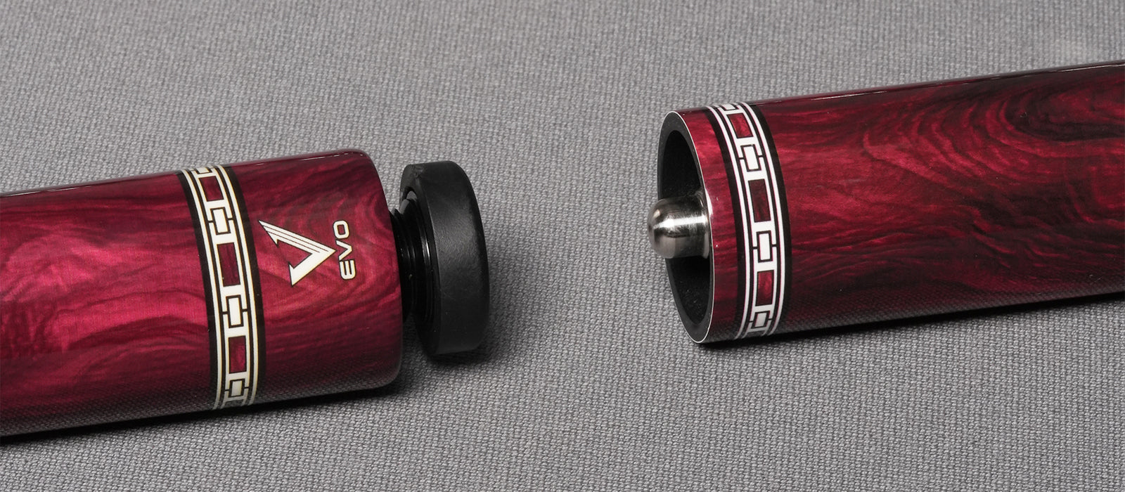 EVO MEG Crimson Jaw No Wrap Pool Cue Maxbing Edition - Image 6