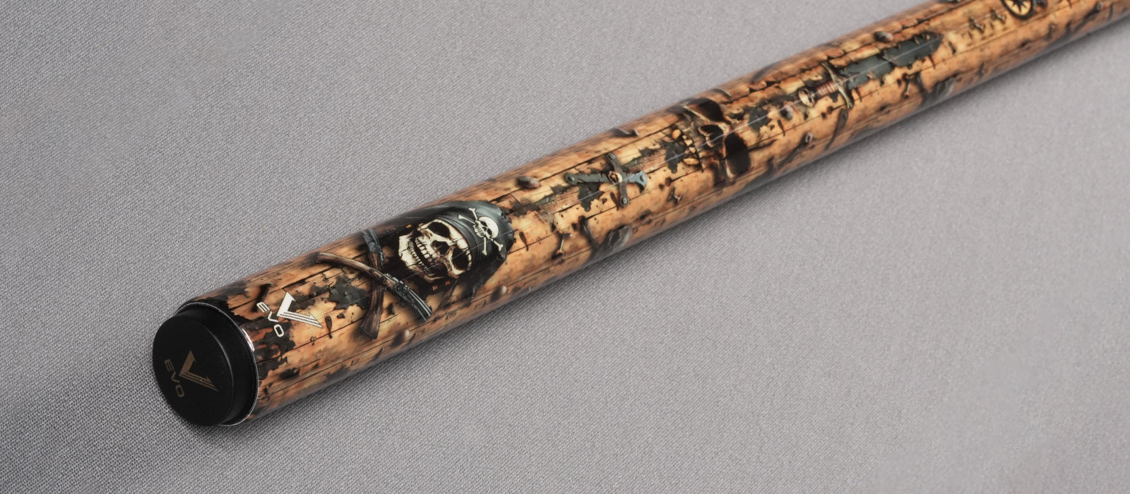 EVO Pirate Golden Plunder No Wrap Pool Cue Maxbing Edition - Image 4