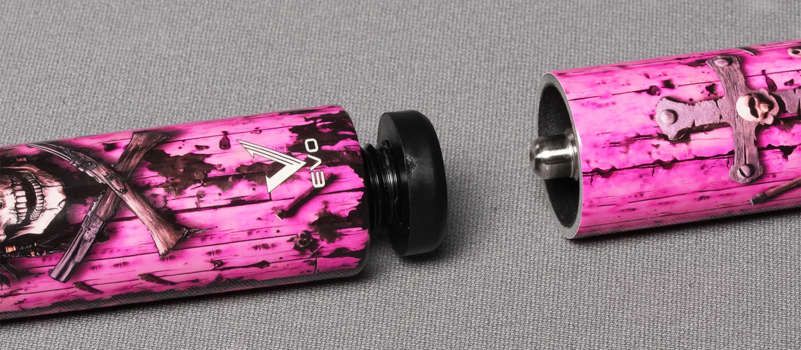 EVO Pirate Rose Raid No Wrap Pool Cue Maxbing Edition - Image 7