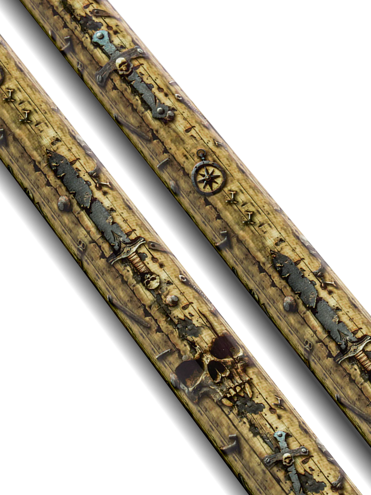 EVO Pirate Golden Plunder No Wrap Pool Cue - Image 4