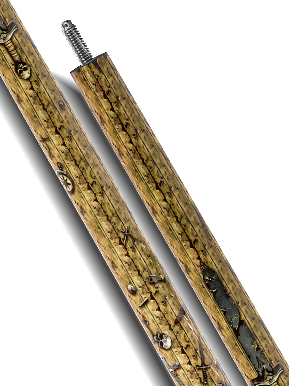EVO Pirate Golden Plunder No Wrap Pool Cue - Image 8