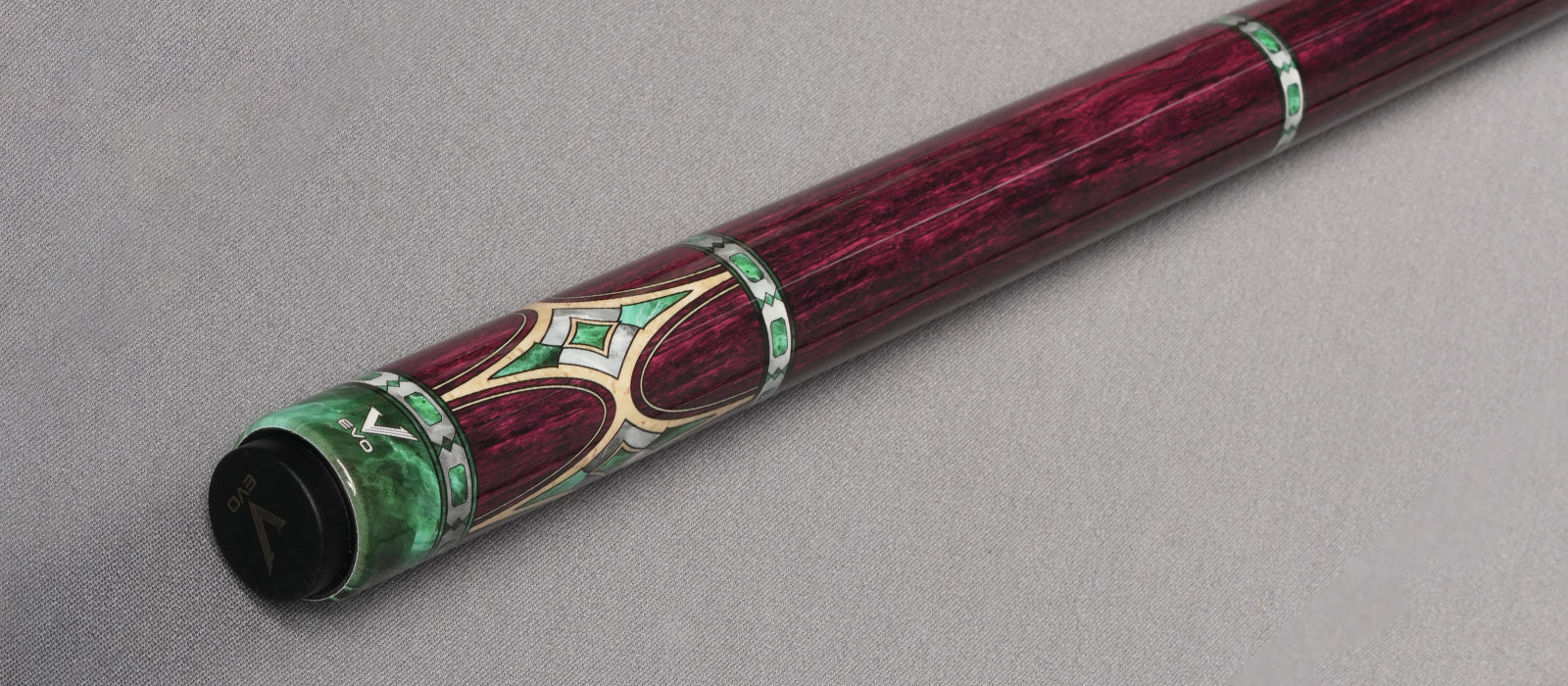 EVO Royale Garnet Crest No Wrap Pool Cue Maxbing Edition - Image 4