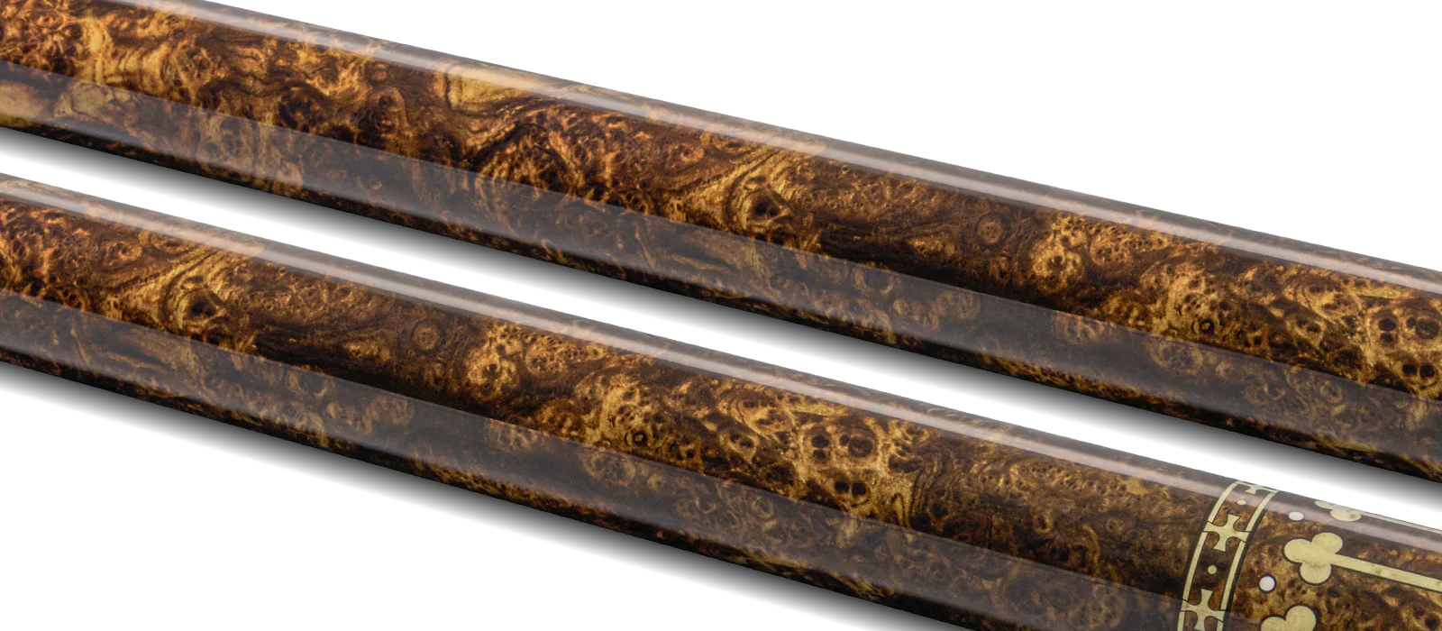 EVO Royale Gilded Oak No Wrap Pool Cue - Image 3