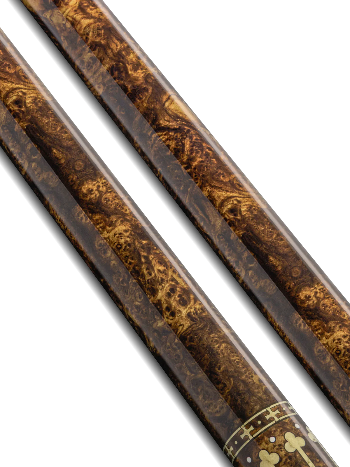 EVO Royale Gilded Oak No Wrap Pool Cue - Image 4