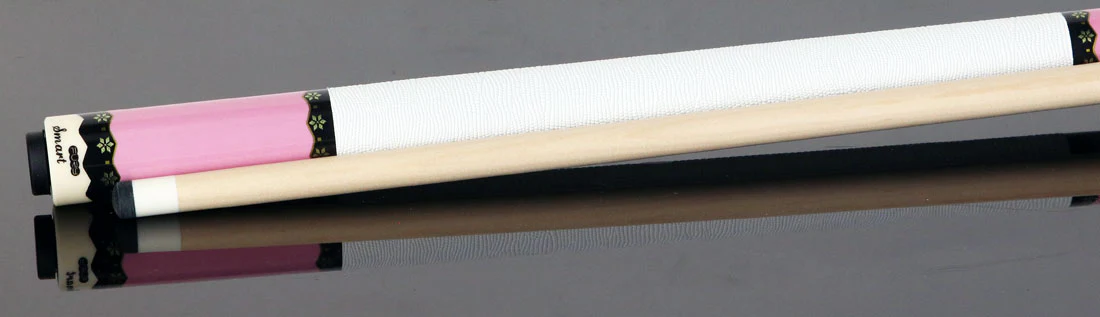 Fury Metallic Pink Pool Cue with Lizard Leather Wrap - Image 5