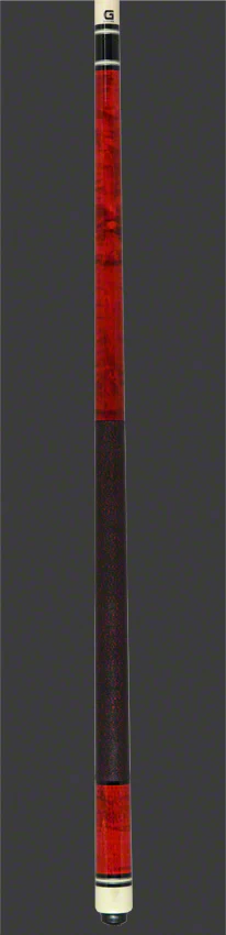 McDermott G Series Red Stained Curly Maple Pool Cue - G202CM - Image 3