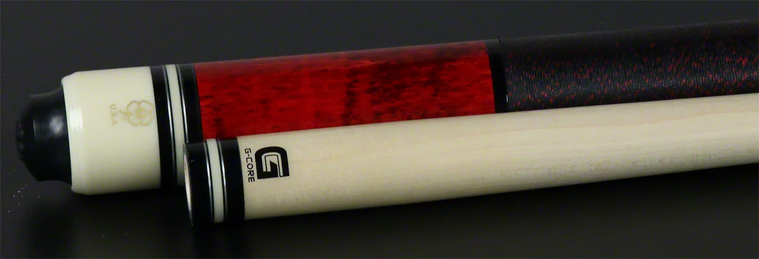 McDermott G Series Red Stained Curly Maple Pool Cue - G202CM - Image 6