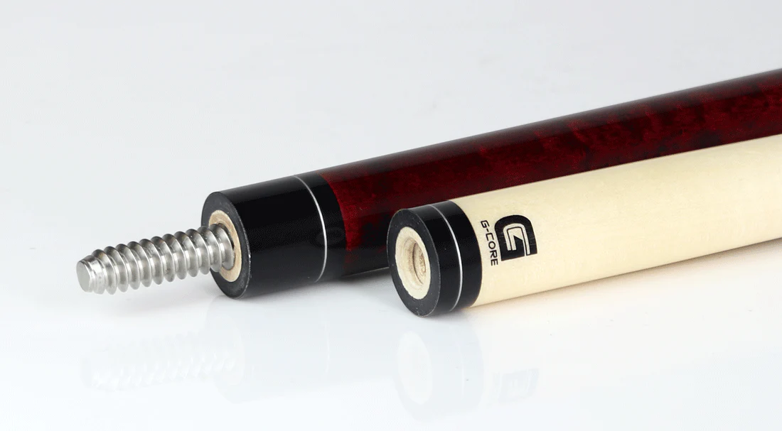 McDermott G Series Burgundy Stained Maple with Red Pearl Inlays Pool Cue - G212 - Image 3
