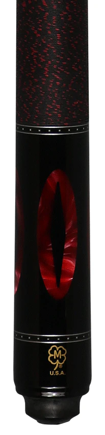 McDermott G Series Burgundy Stained Maple with Red Pearl Inlays Pool Cue - G212 - Image 4