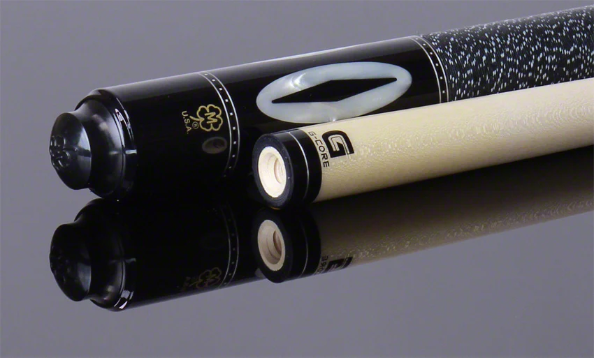 McDermott G Series Light Gray Stained Maple with White Pearl Inlays Pool Cue - G214 - Image 4
